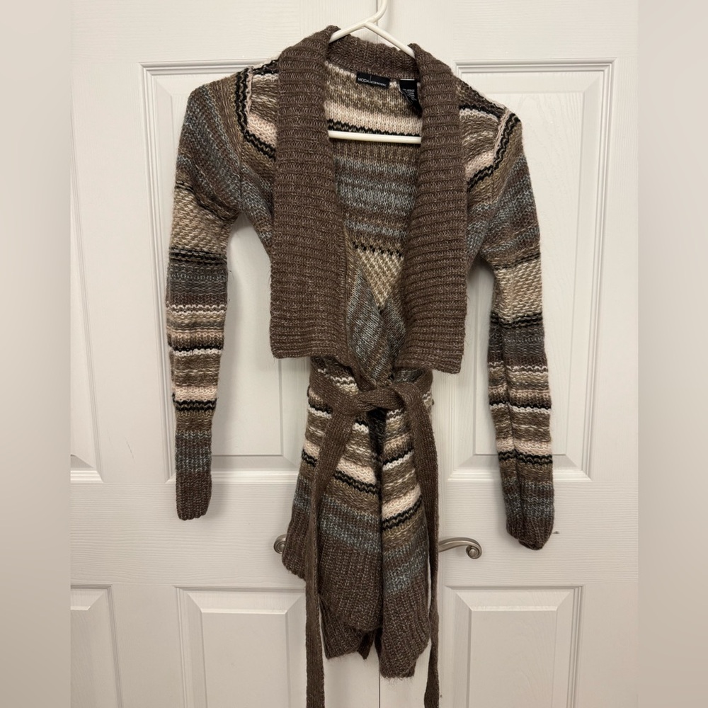 Moda International Multicolor Striped Cardigan